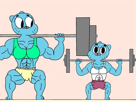 nicole gumball|gumball and nicole work out.